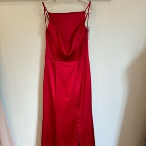 Amsale - GB212S - Lipstick Bridesmaid Dress - 10